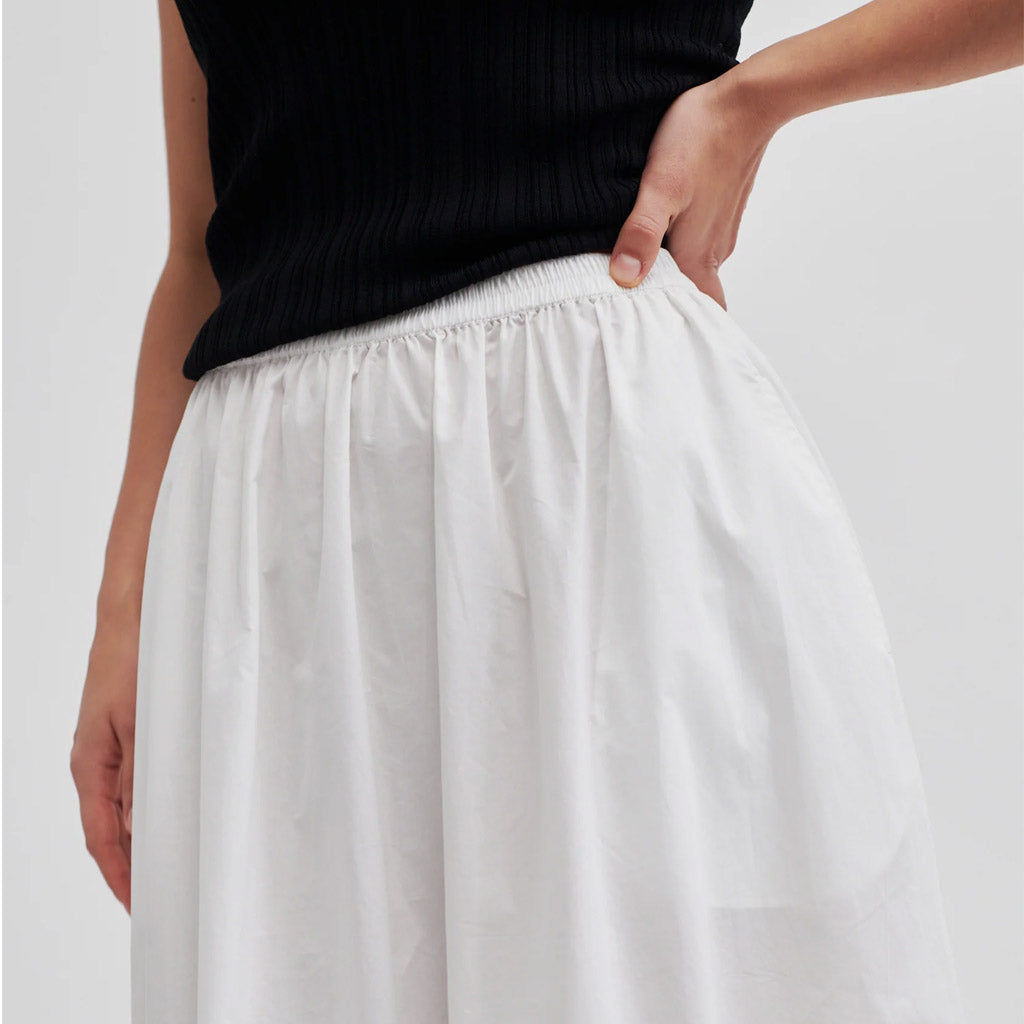 Second Female Allure Cotton Skirt- Snow White - Collector Store