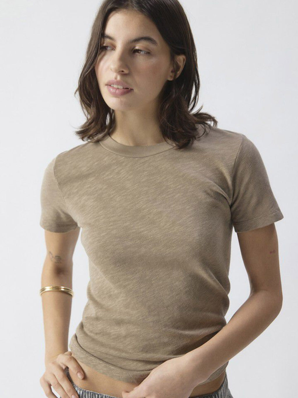 American Vintage Fitted S/S Round Neck Tee - Vintage Seeds