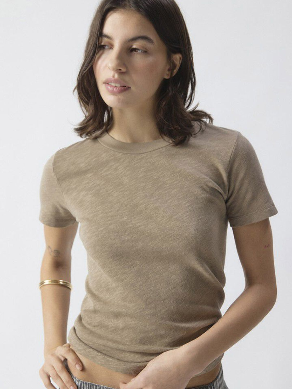 American Vintage Fitted S/S Round Neck Tee - Vintage Seeds