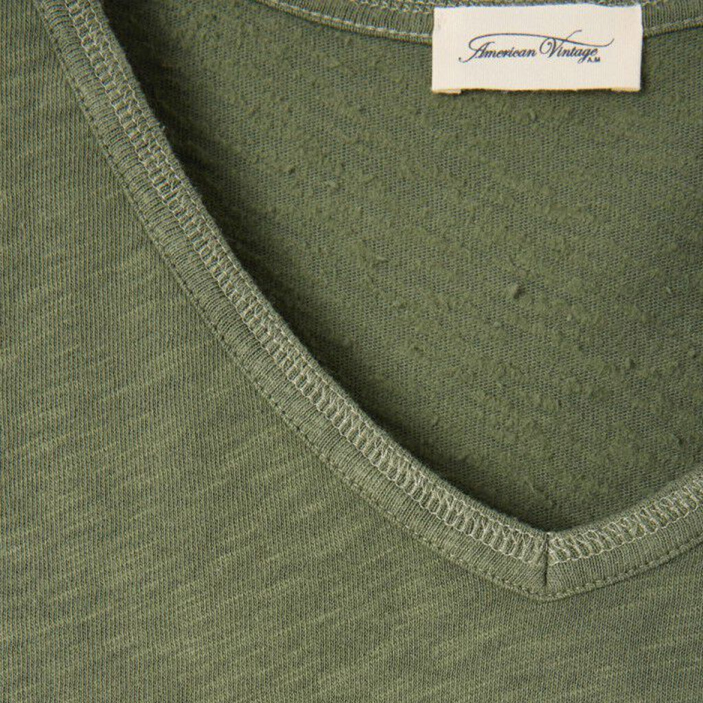 American Vintage L/S V Neck Tee - Sonoma - Vintage Turtle - Collector Store