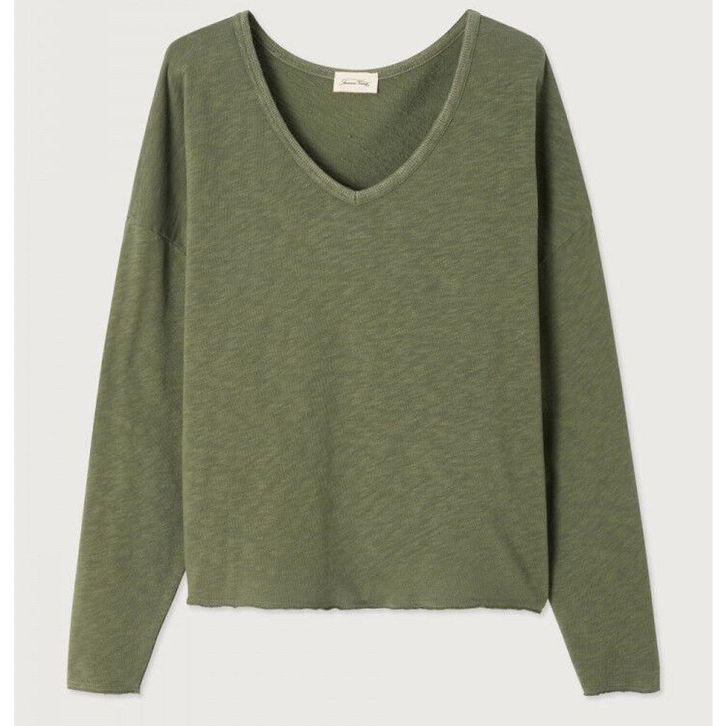 American Vintage L/S V Neck Tee - Sonoma - Vintage Turtle - Collector Store