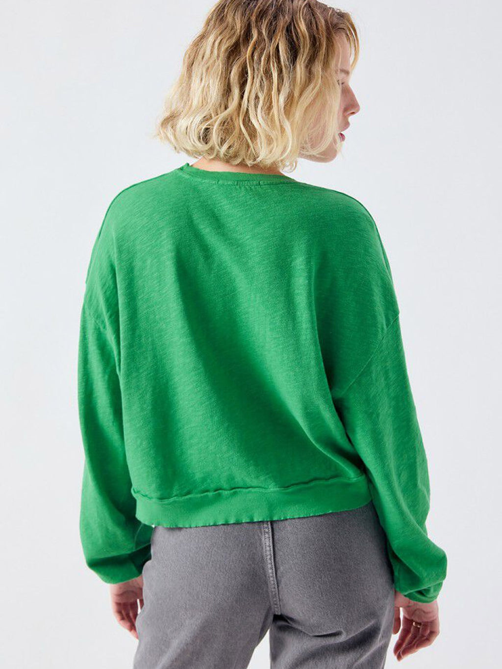 American Vintage  Sonoma Long Sleeve High Round Tee - Vintage Palm