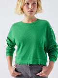American Vintage  Sonoma Long Sleeve High Round Tee - Vintage Palm