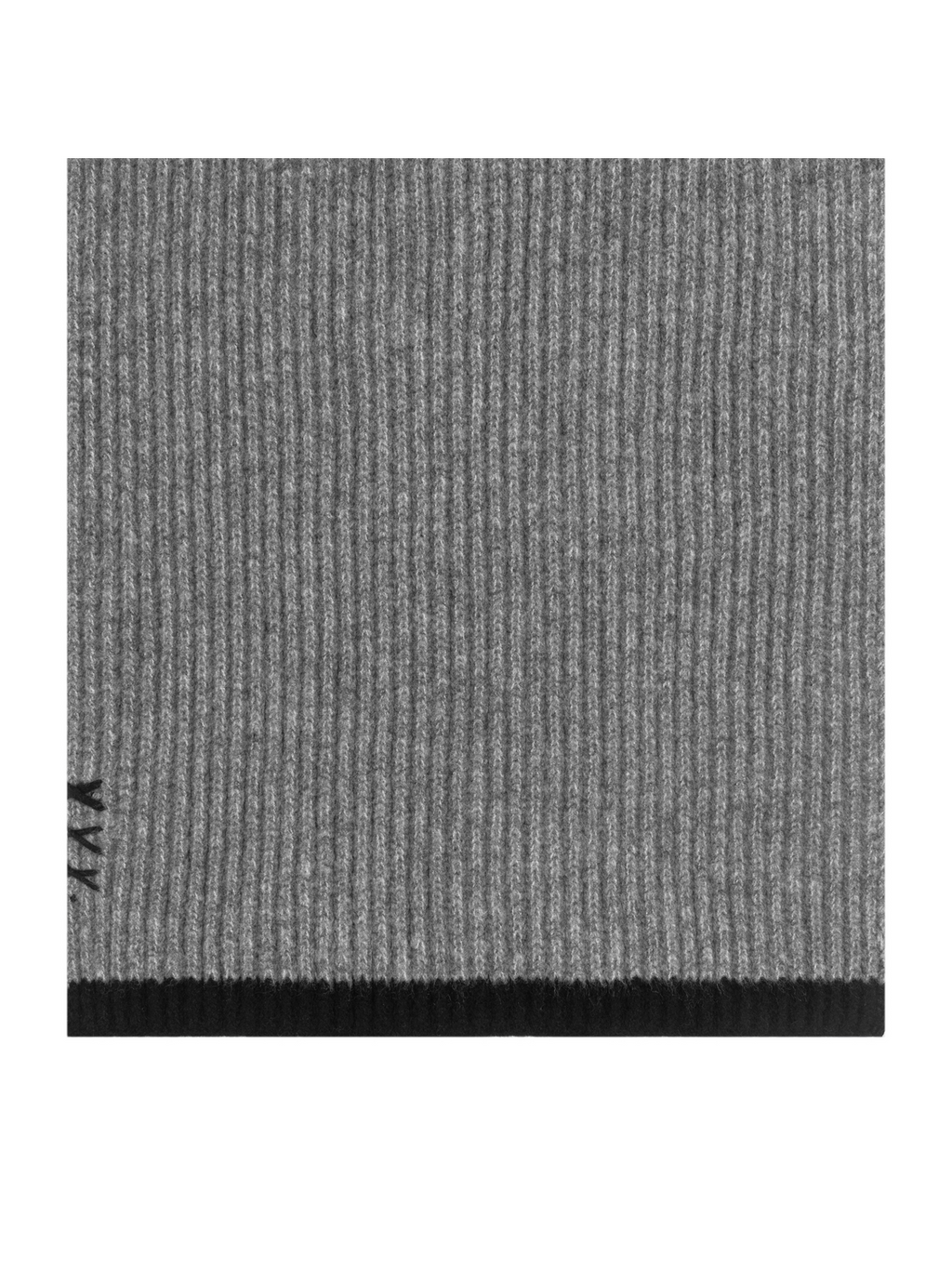 Ribbed scarf Mid Grey - Collector Store Sydney