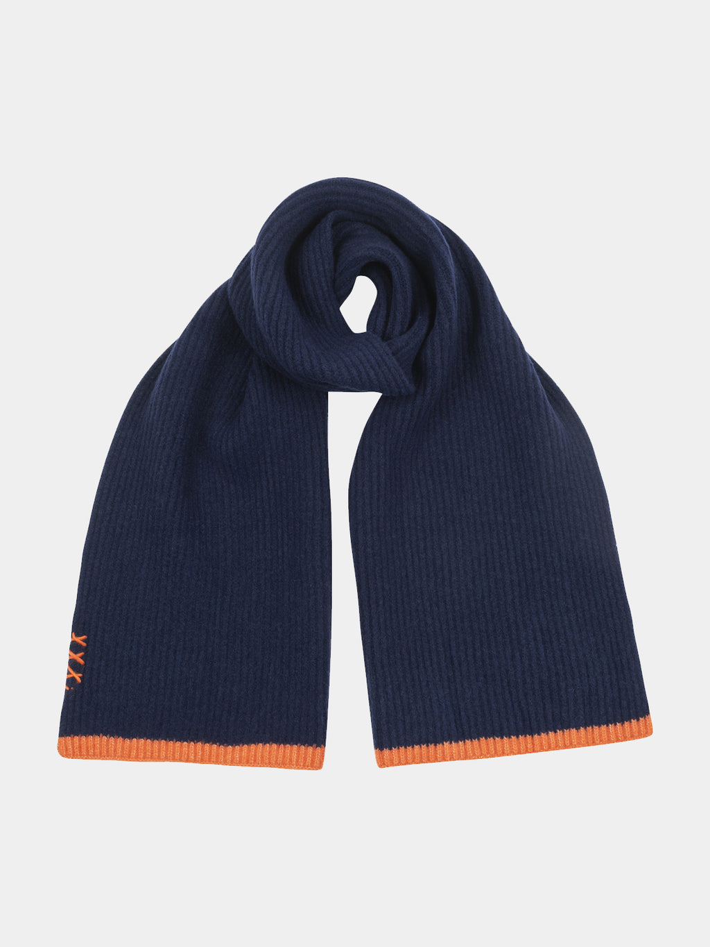 Ribbed scarf Navy - Collector Store Sydney