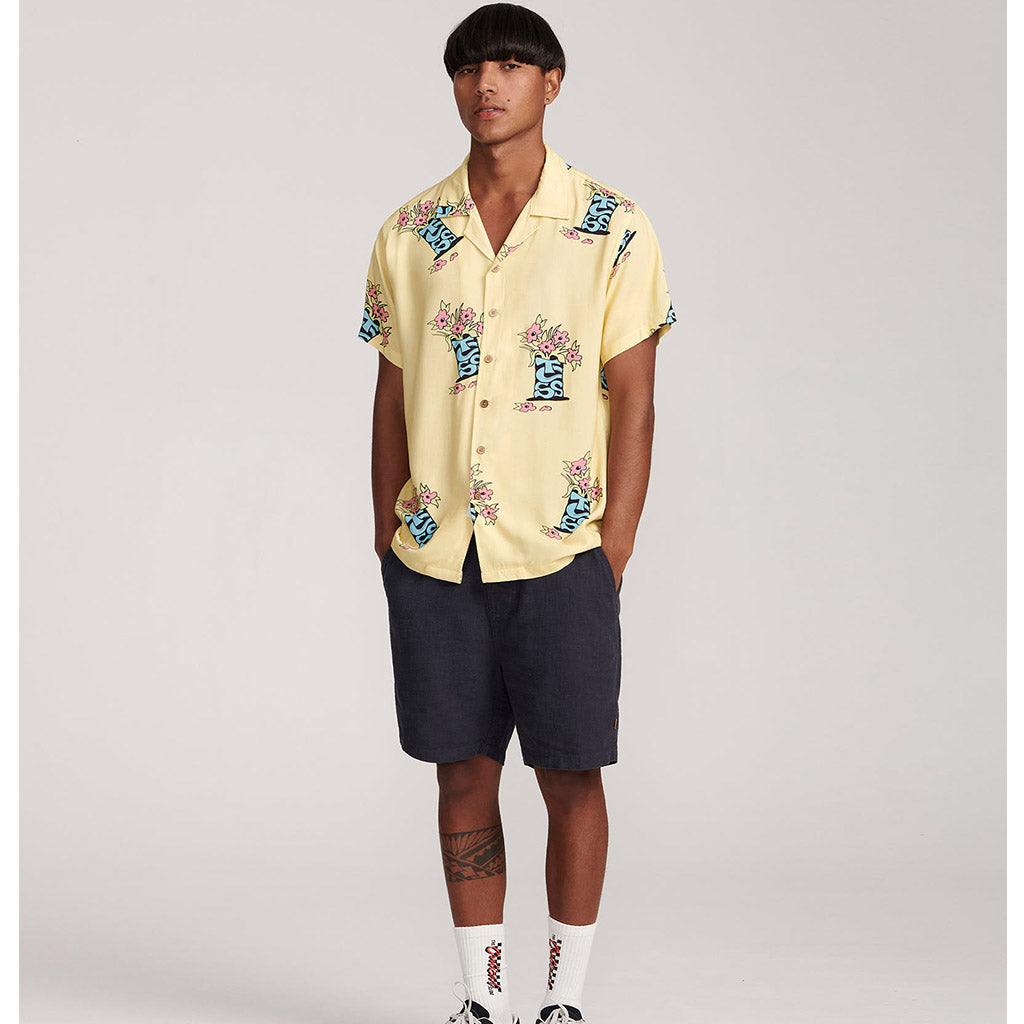 TCSS Bunched Resort Shirt - Lemon - Collector Store
