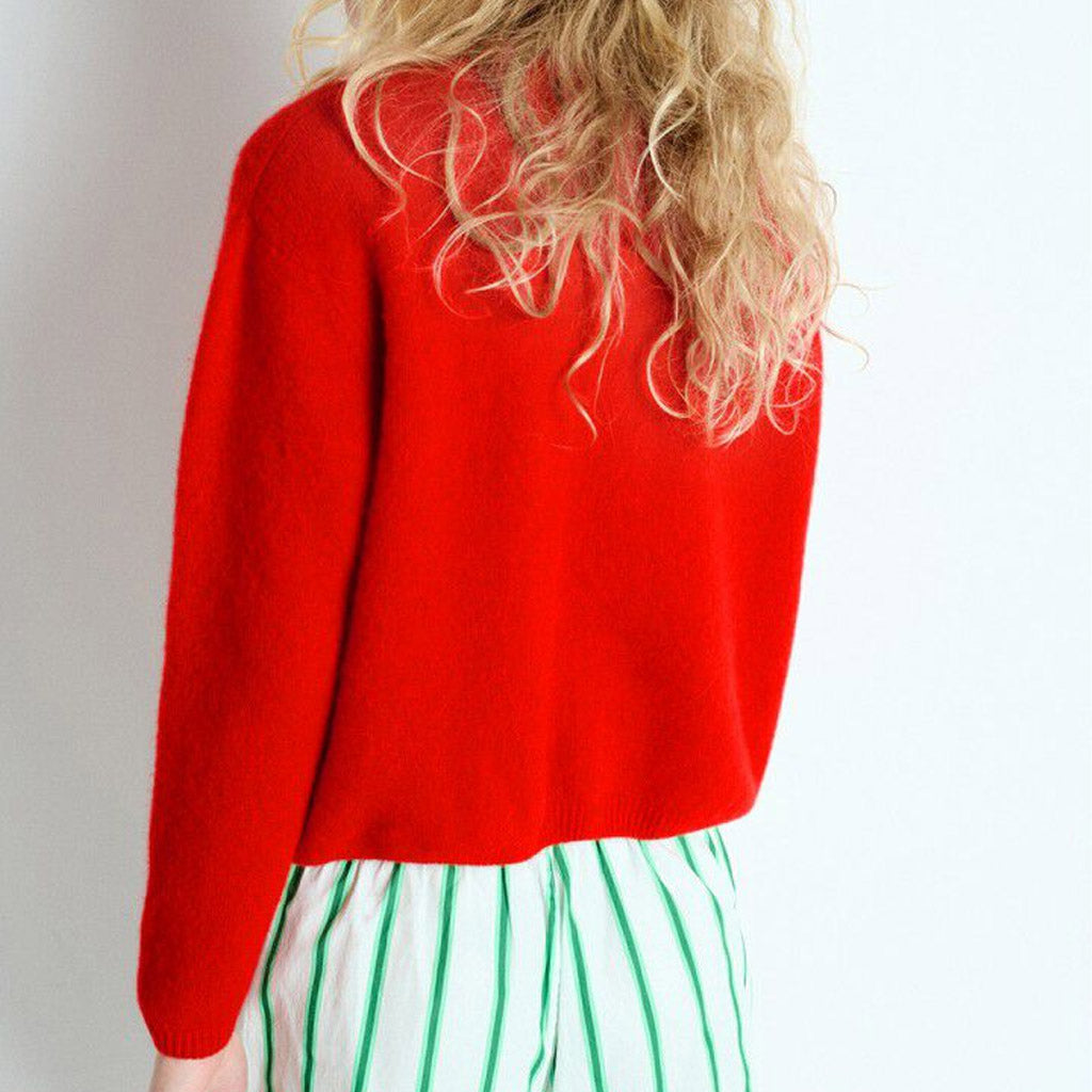 American Vintage Cardigan - Vito -Strawberry - Collector Store Sydney