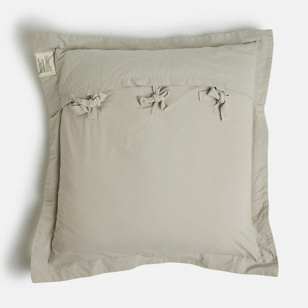 Pony Rider | Organic Canvas Sham | Stone - Collector Store