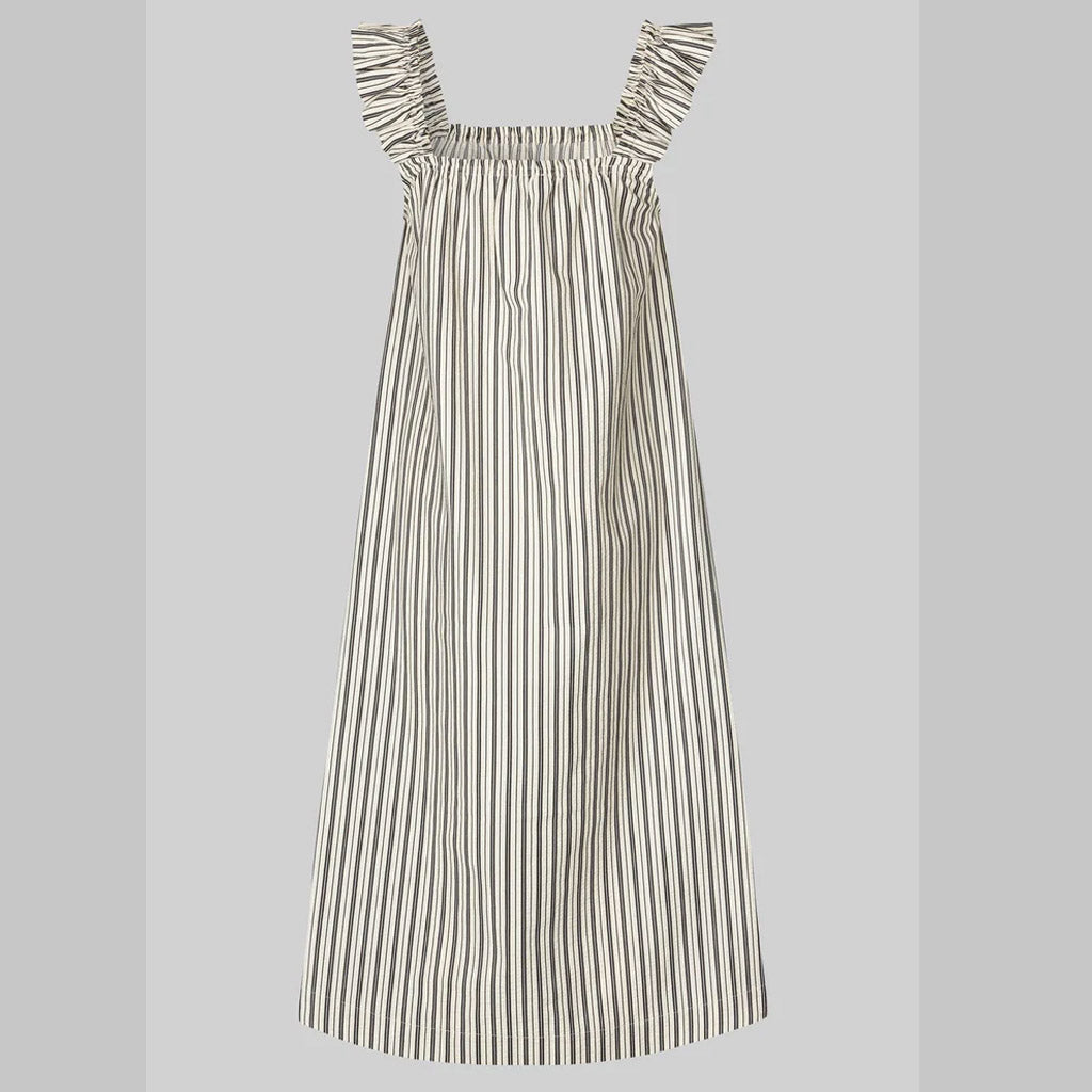 Second Female - Serifa Printed Stripe Strap Dress - Collector Store Sydney