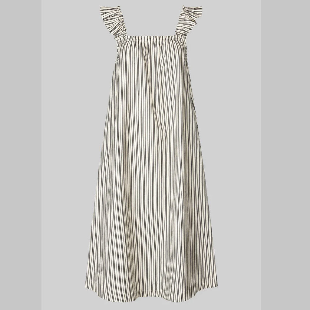 Second Female - Serifa Printed Stripe Strap Dress - Collector Store Sydney