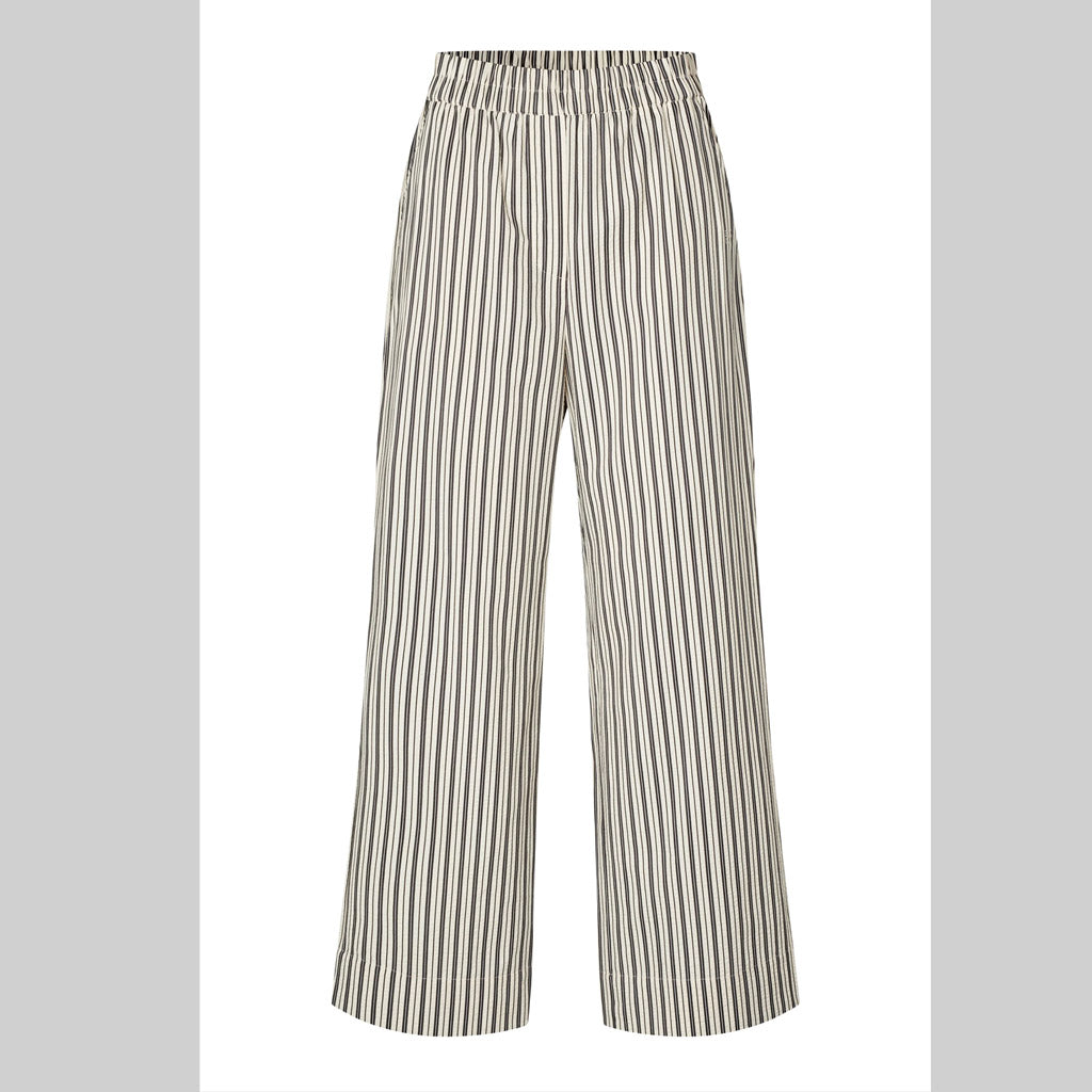 Second Female - Serifa Stripe Pants - Black - Collector Store Sydney