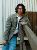 Mr Simple STOCKYARD SHERPA JACKET : Fatigue - Collector Store Sydney