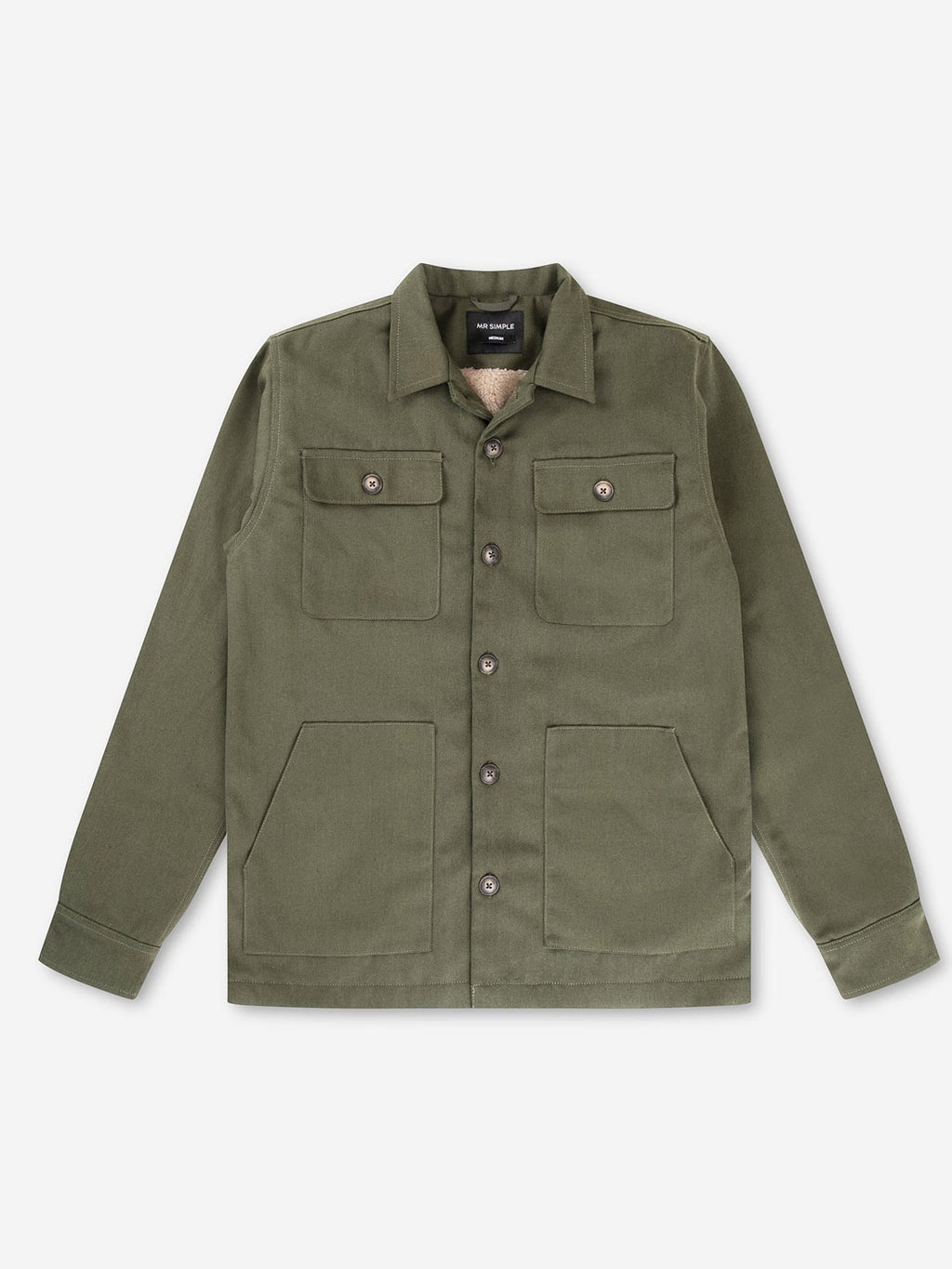 Mr Simple STOCKYARD SHERPA JACKET : Fatigue - Collector Store Sydney