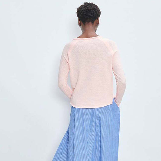 American Vintage L/S Round Neck Tee - Sonoma-Vintage Camelia - Collector Store Sydney