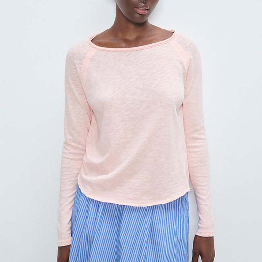 American Vintage L/S Round Neck Tee - Sonoma-Vintage Camelia - Collector Store Sydney