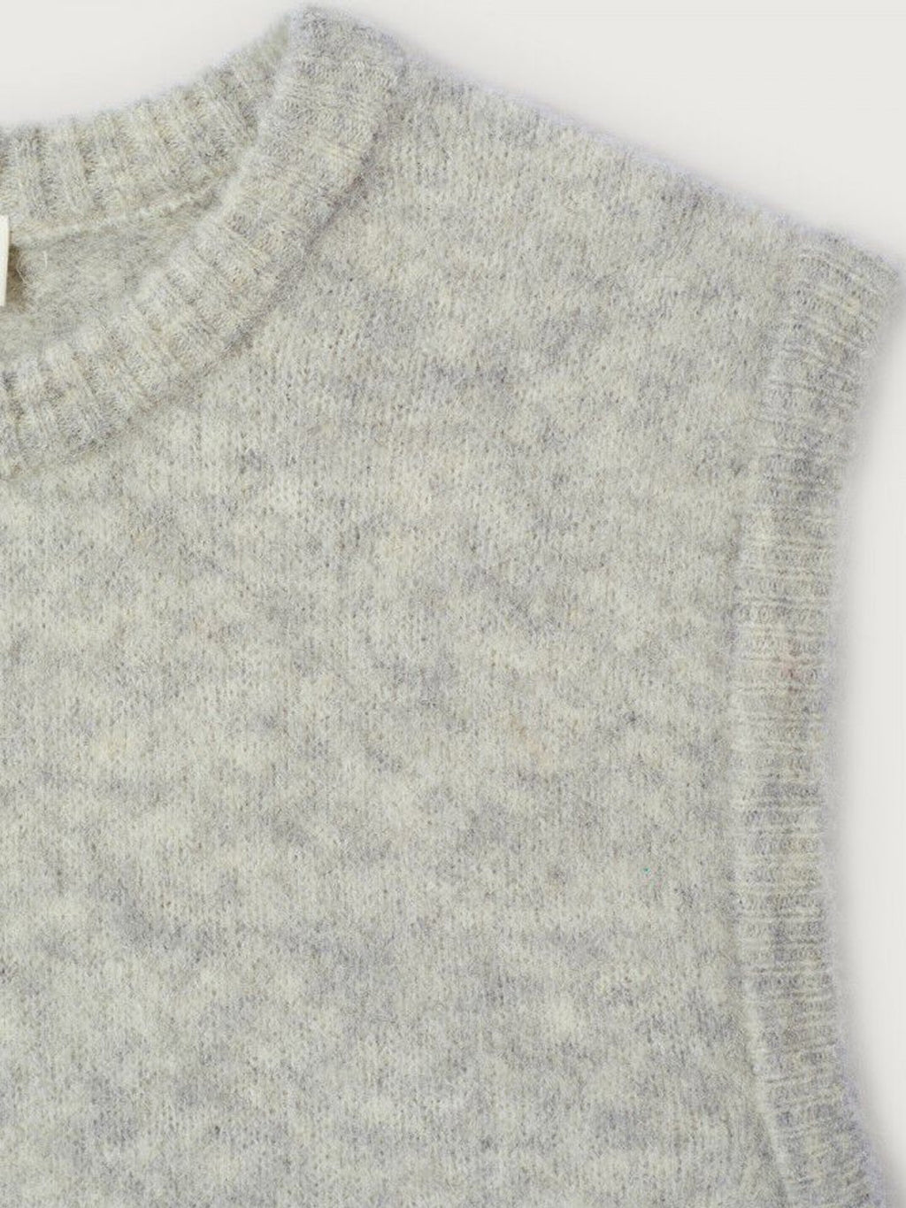 American Vintage - Women's Sleevless Jumper Vitow - Light Grey Melange - Collector Store Sydney