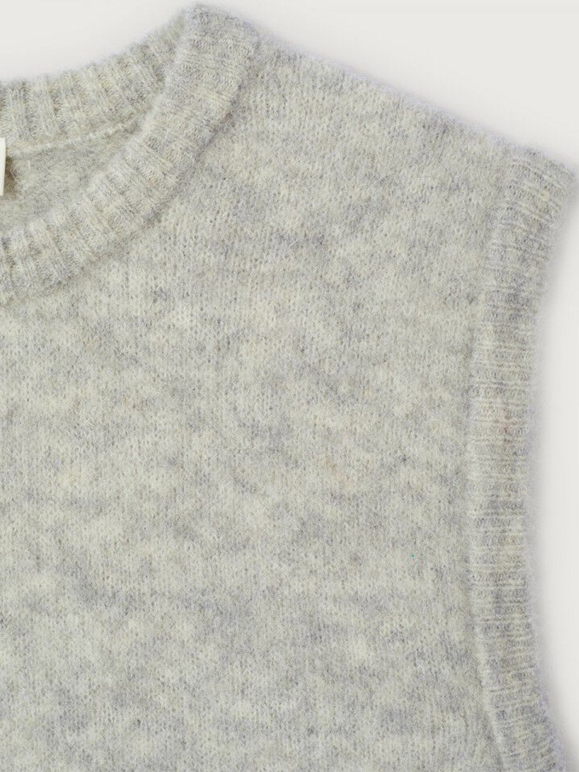 American Vintage - Women's Sleevless Jumper Vitow - Light Grey Melange - Collector Store Sydney