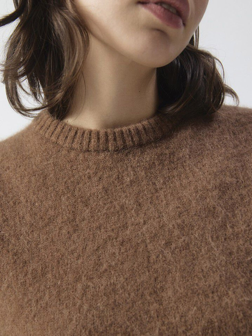 American Vintage - Women's Sleevless Jumper Vitow - Chocolate Melange - Collector Store Sydney