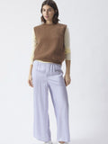 American Vintage - Women's Sleevless Jumper Vitow - Chocolate Melange - Collector Store Sydney