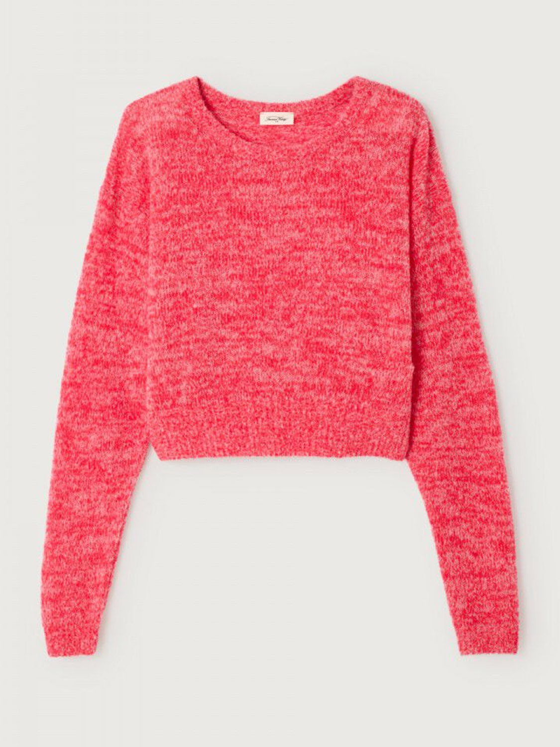 American Vintage - Women's jumper Nuggy - Fluro Strawberry Melange - Collector Store Sydney