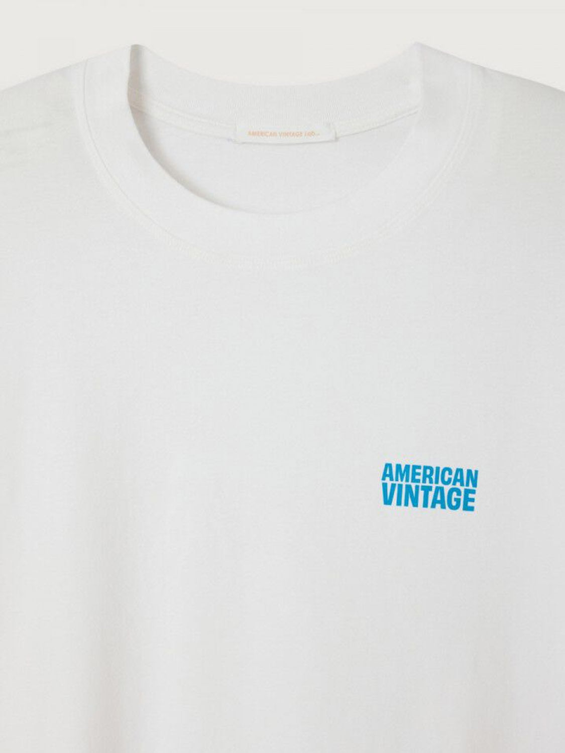 American Vintage - Women's T-shirt Gixy - White - Collector Store Sydney