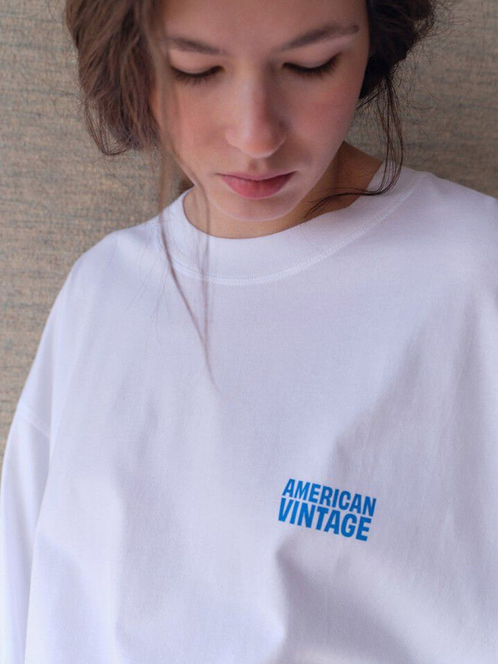 American Vintage - Women's T-shirt Gixy - White - Collector Store Sydney