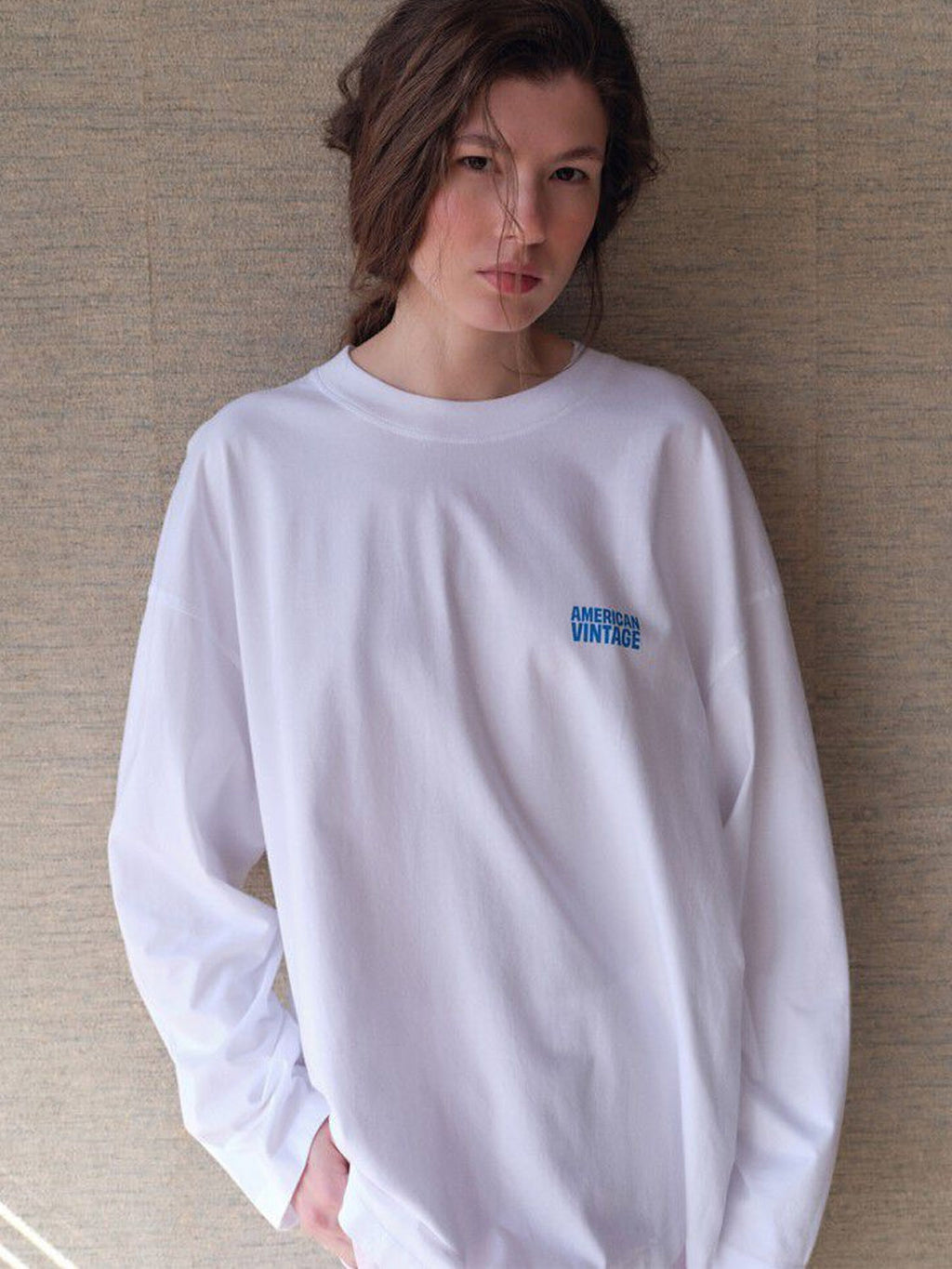 American Vintage - Women's T-shirt Gixy - White - Collector Store Sydney