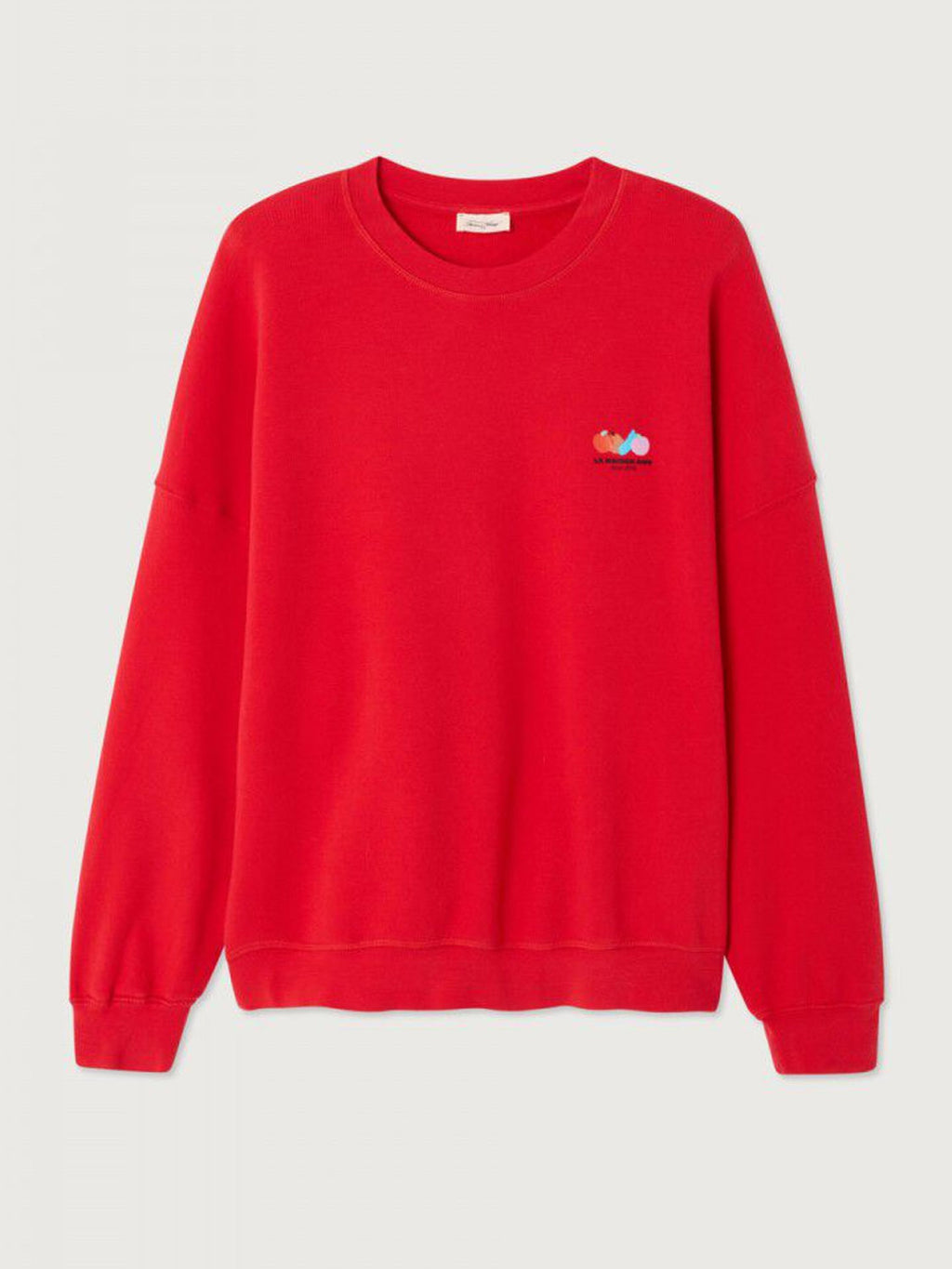 American Vintage - Women's sweatshirt Atubay TOMATO - Collector Store Sydney
