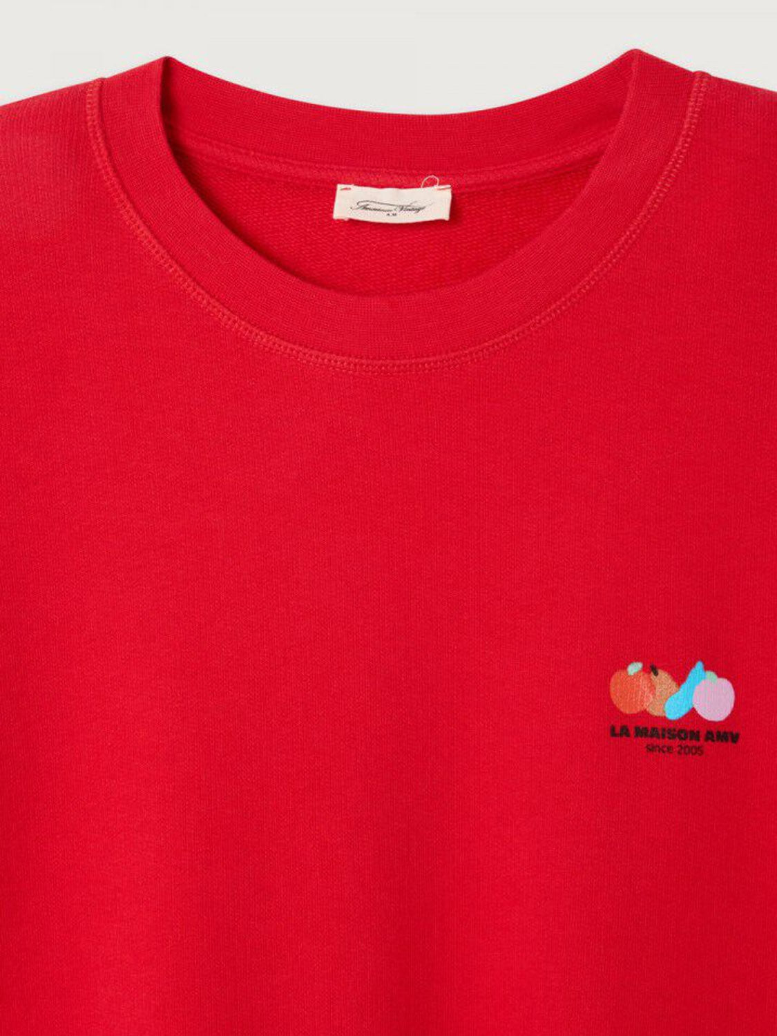 American Vintage - Women's sweatshirt Atubay TOMATO - Collector Store Sydney