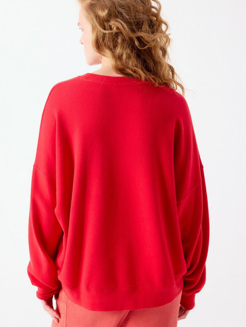 American Vintage - Women's sweatshirt Atubay TOMATO - Collector Store Sydney