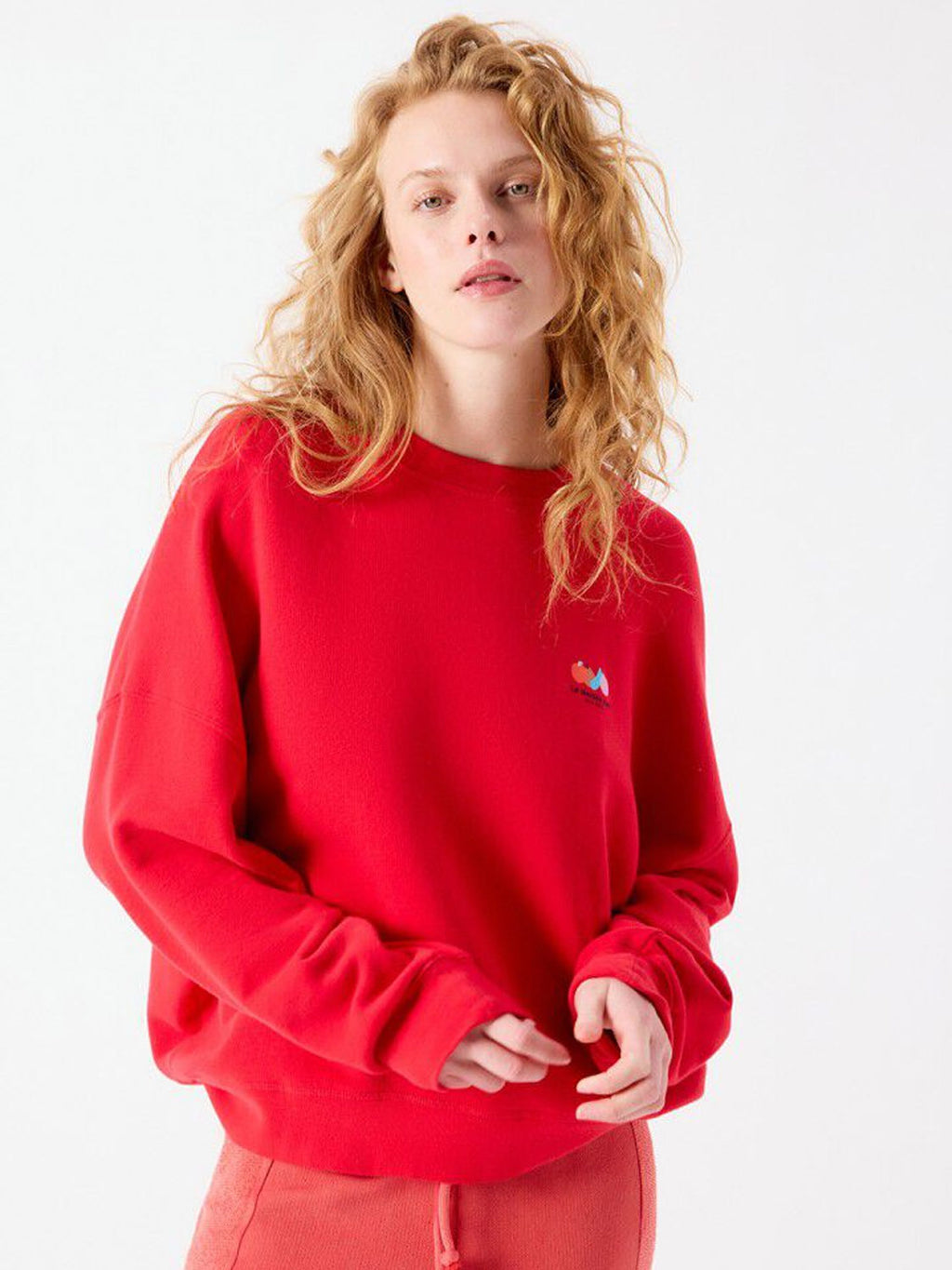 American Vintage - Women's sweatshirt Atubay TOMATO - Collector Store Sydney