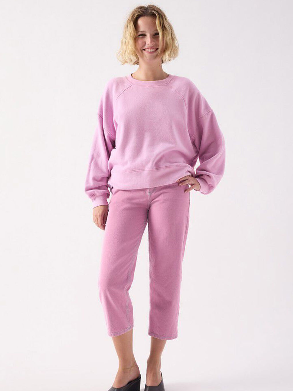 American Vintage - Women's sweatshirt Atubay ORCHID - Collector Store Sydney