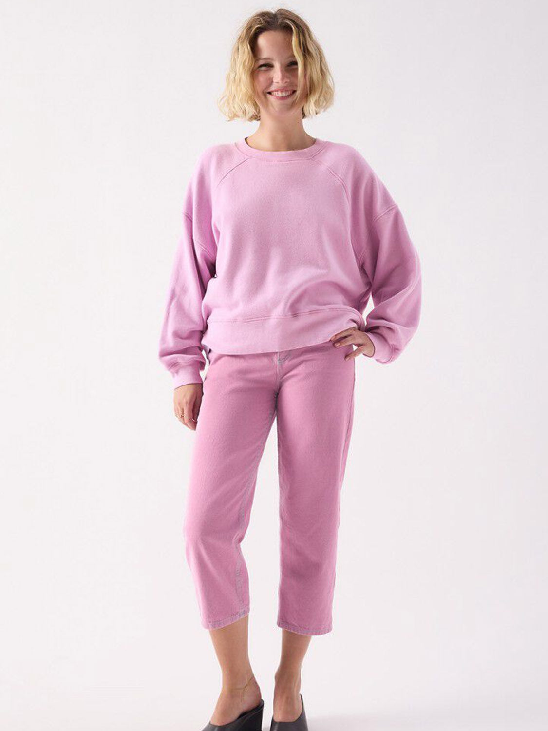 American Vintage - Women's sweatshirt Atubay ORCHID - Collector Store Sydney
