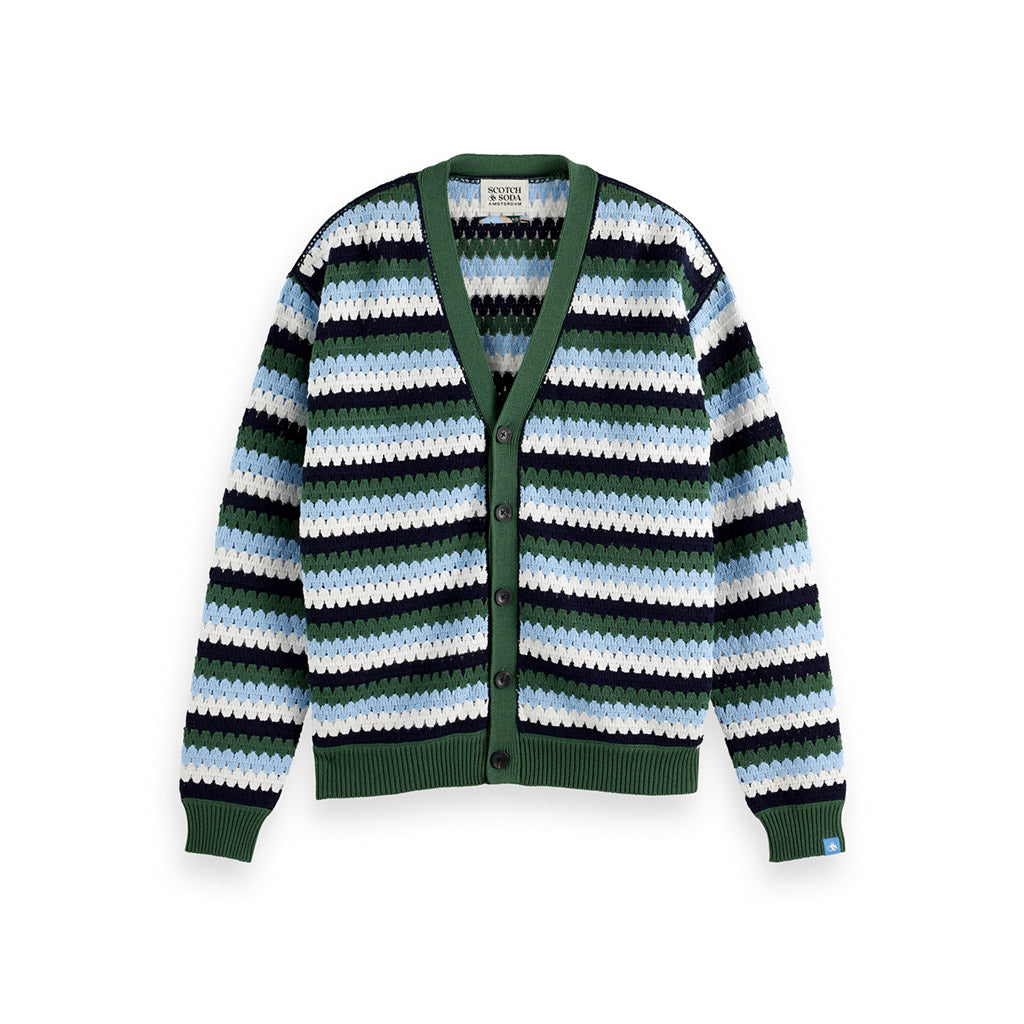 Crochet cardigan Multi - Scotch & Soda - Collector Store
