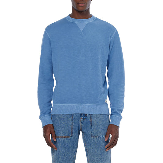 Blue Garment-dyed sweatshirt - Scotch & Soda - Collector Store