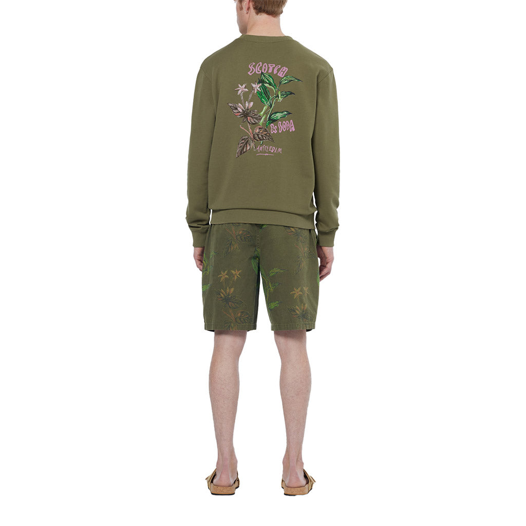 Printed shorts Leafs- Scotch & Soda - Collector Store