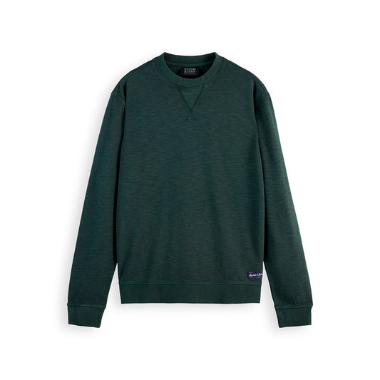 Green Garment-dyed sweatshirt - Scotch & Soda - Collector Store