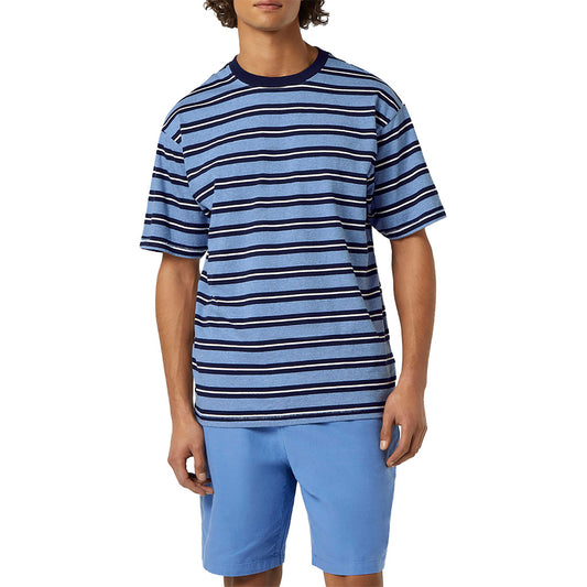 Yarn-dyed t-shirt Blue Stripe - Scotch & Soda - Collector Store