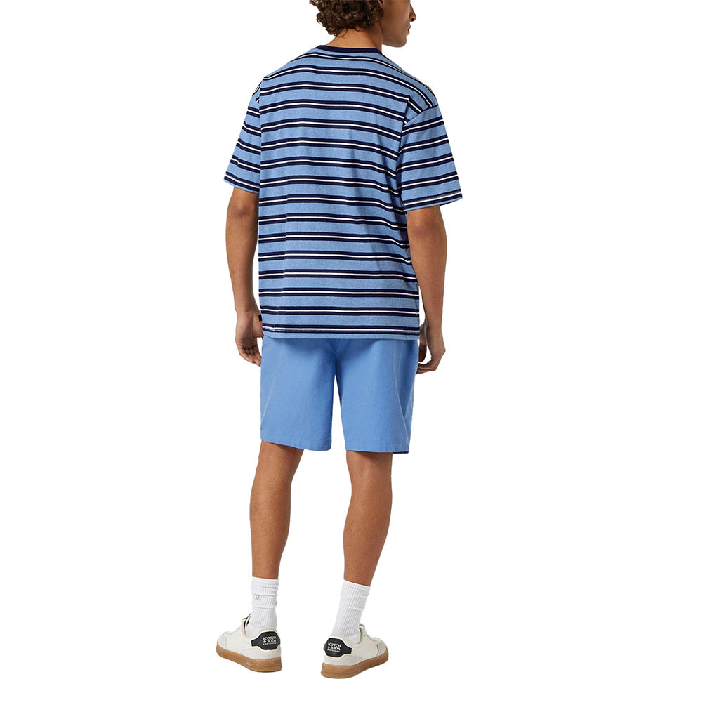 Yarn-dyed t-shirt Blue Stripe - Scotch & Soda - Collector Store