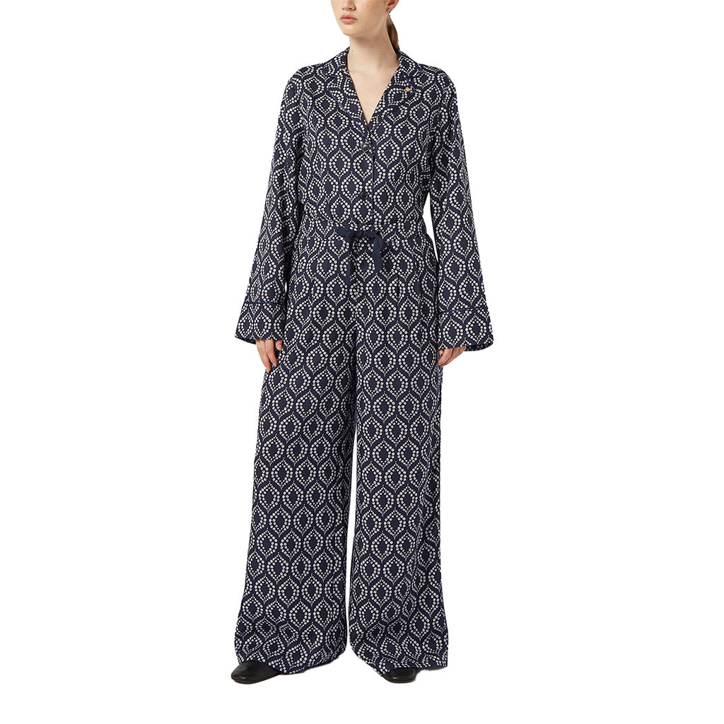Geo Printed Eleni wide fit pants - Scotch & Soda - Collector Store