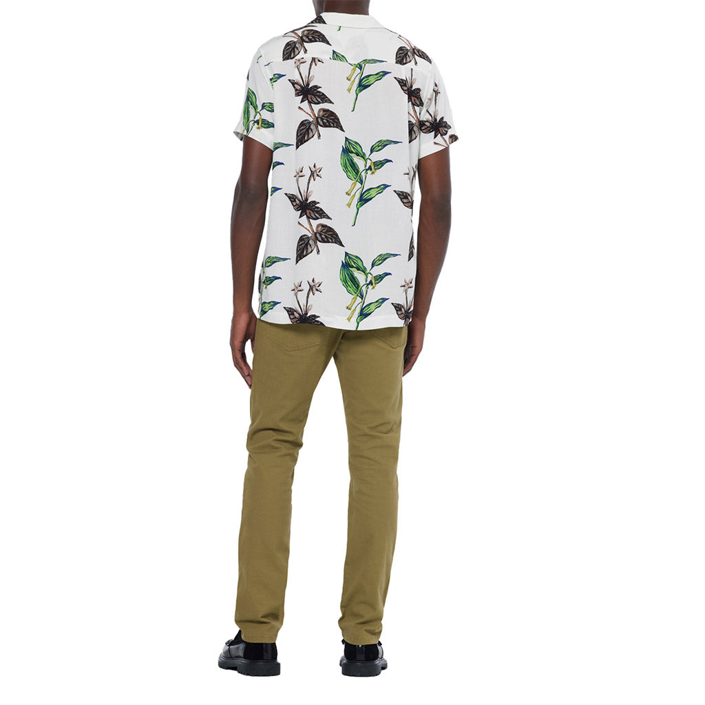 Printed viscose shirt Leafs - Scotch & Soda - Collector Store