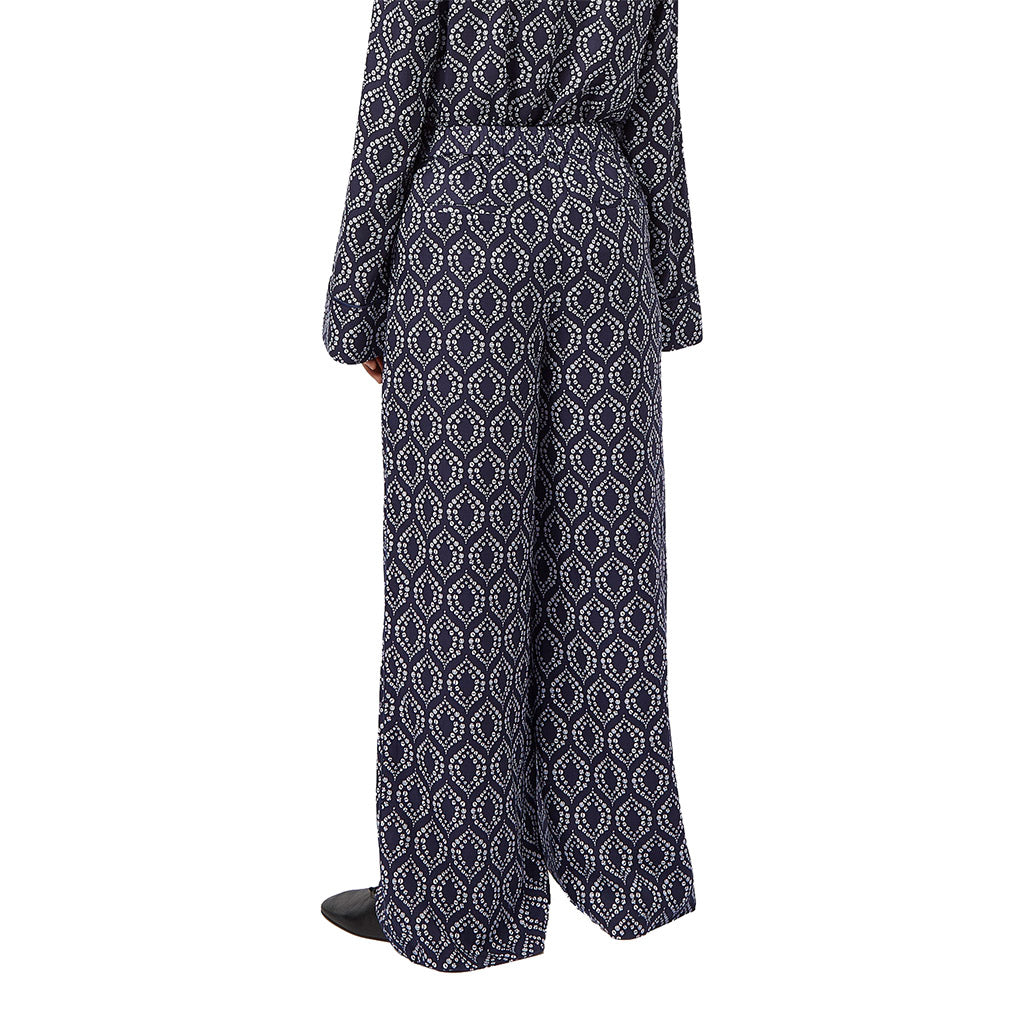Geo Printed Eleni wide fit pants - Scotch & Soda - Collector Store