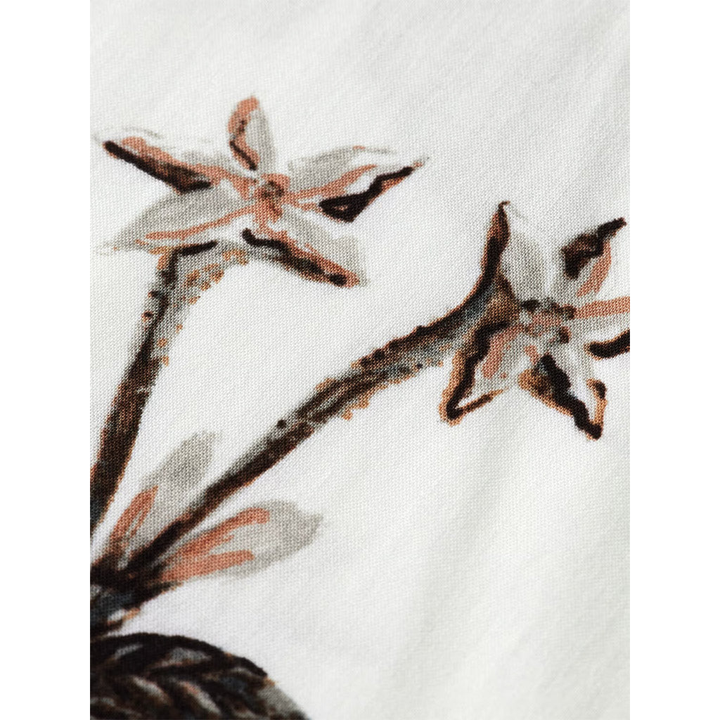 Printed viscose shirt Leafs - Scotch & Soda - Collector Store