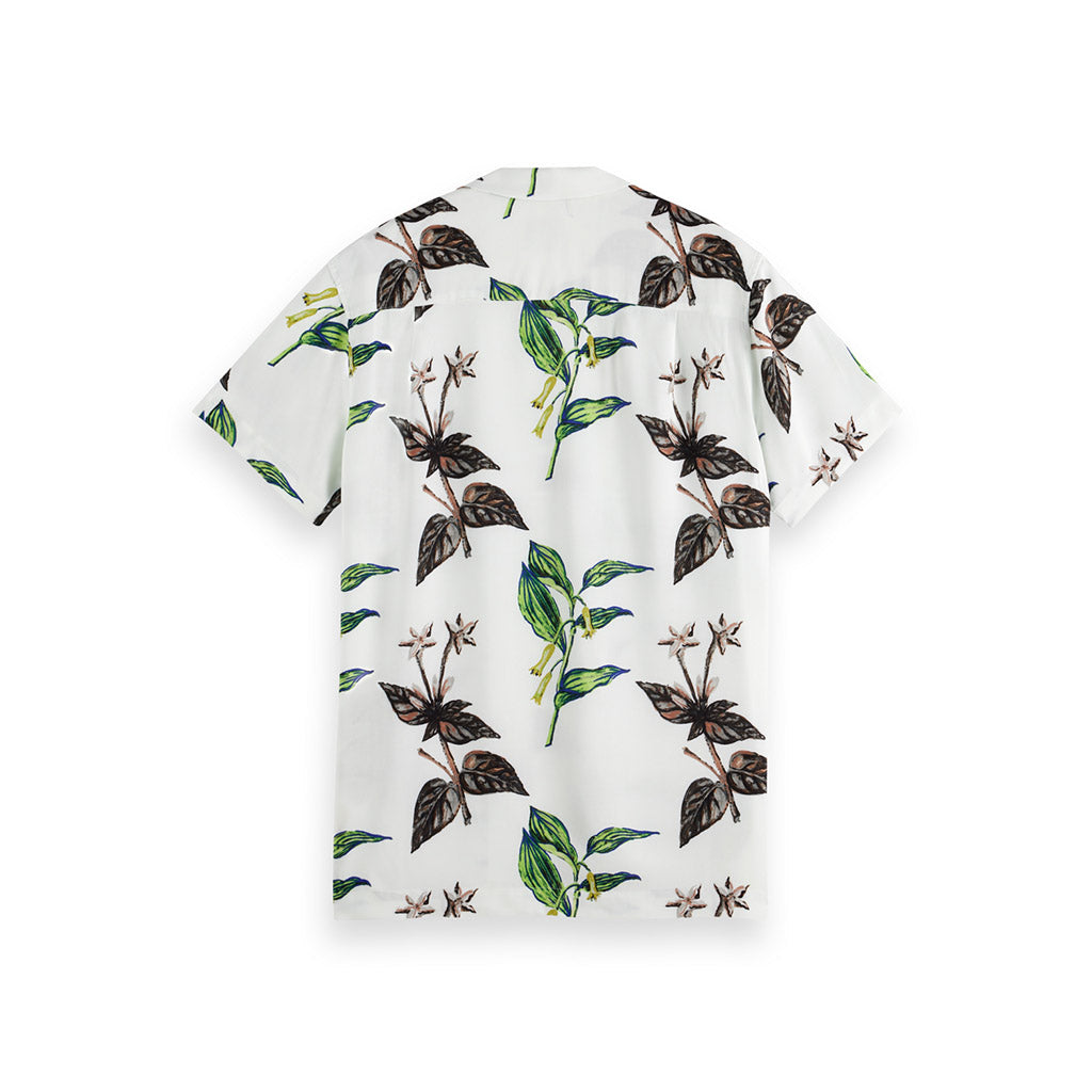 Printed viscose shirt Leafs - Scotch & Soda - Collector Store