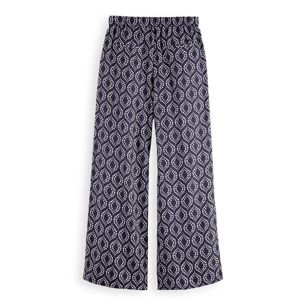 Geo Printed Eleni wide fit pants - Scotch & Soda - Collector Store