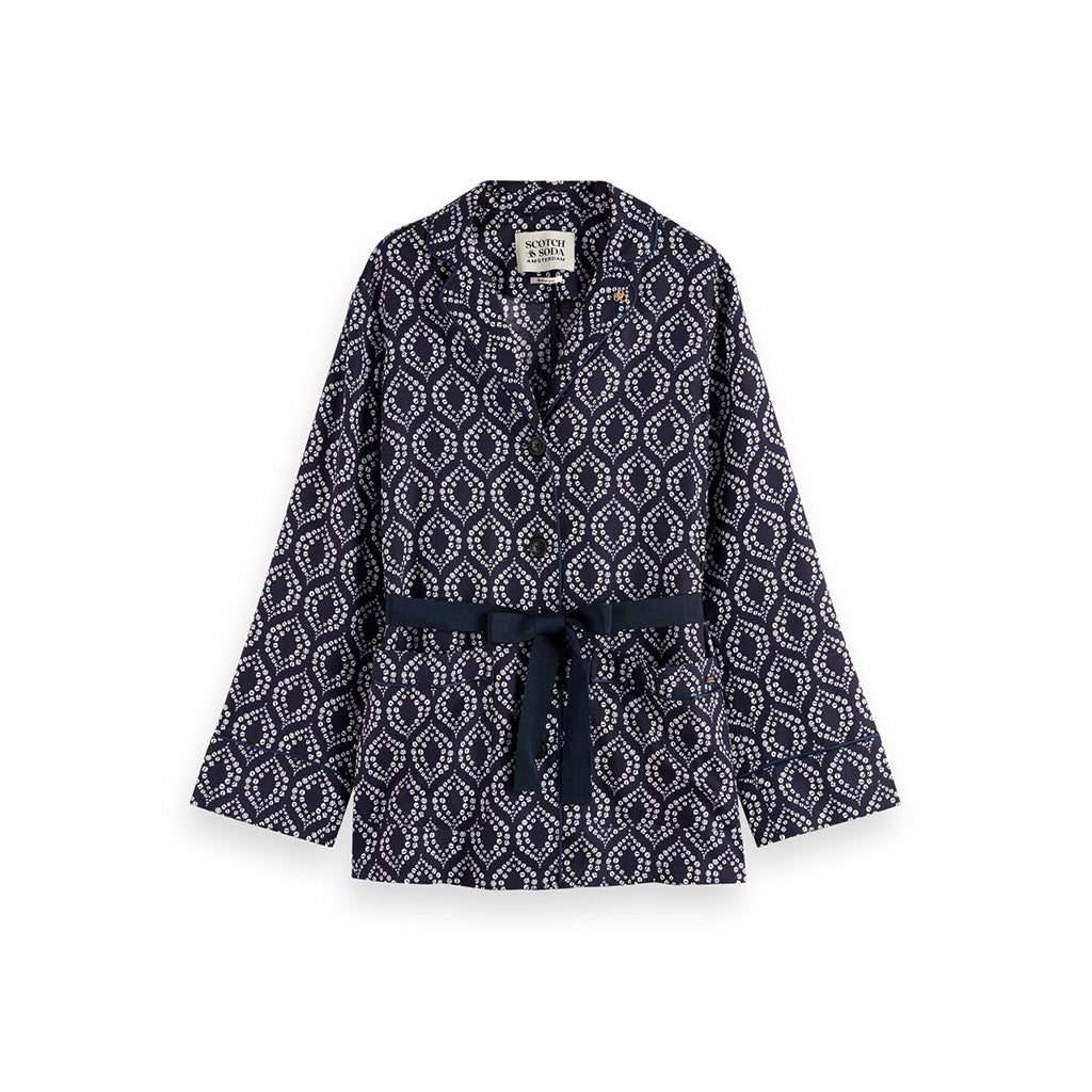 Geo Printed pyjama blazer - Scotch & Soda - Collector Store