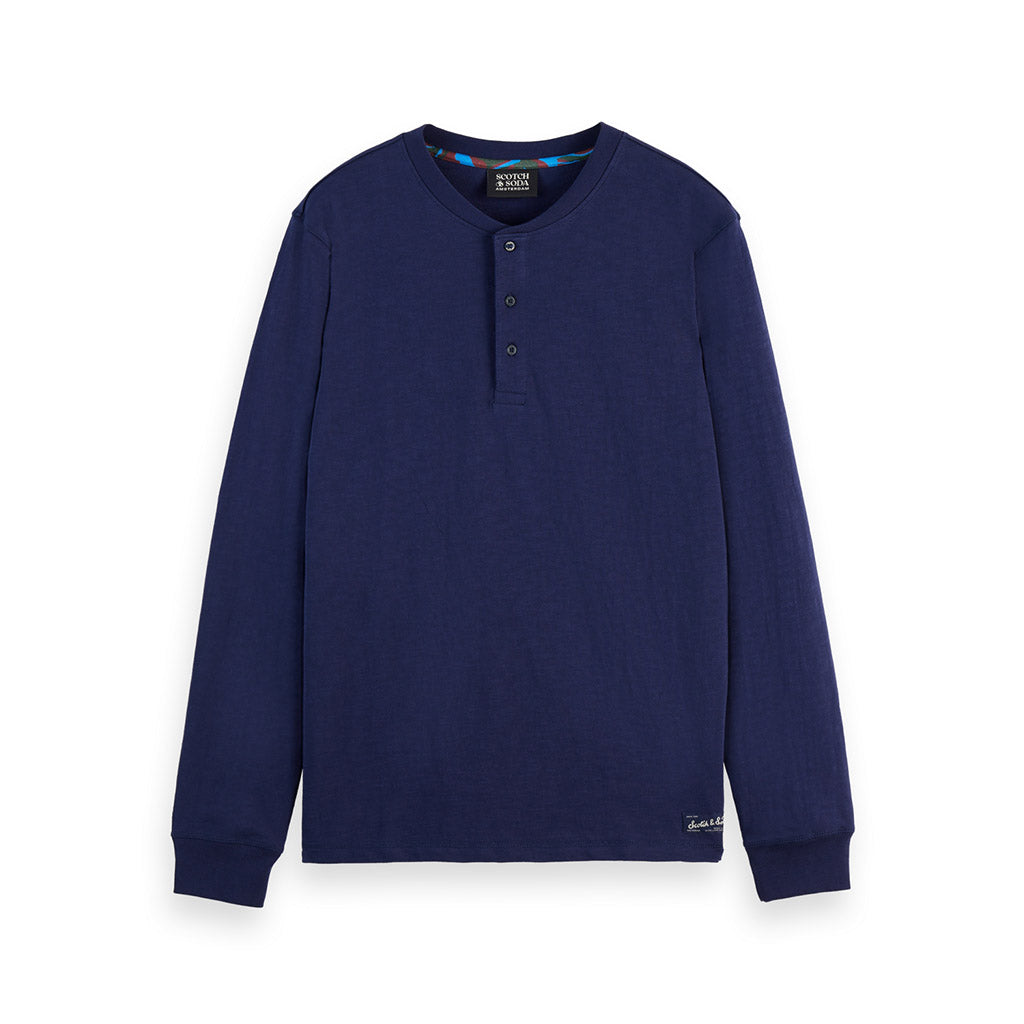 Henley Slub t-shirt - Scotch & Soda - Collector Store
