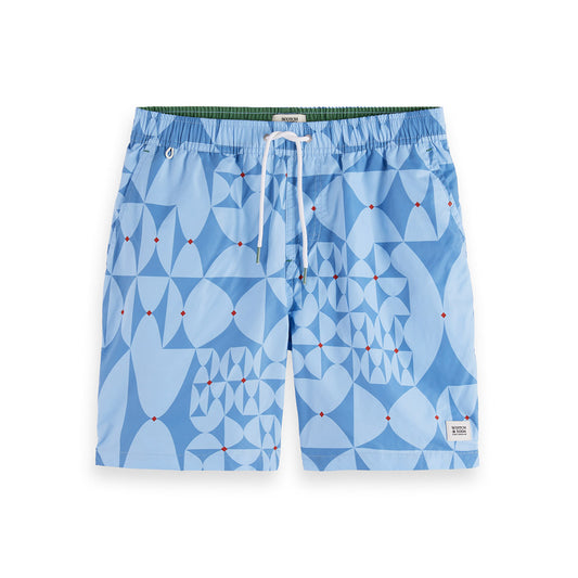 Printed swimshorts D Blue - Scotch & Soda - Collector Store