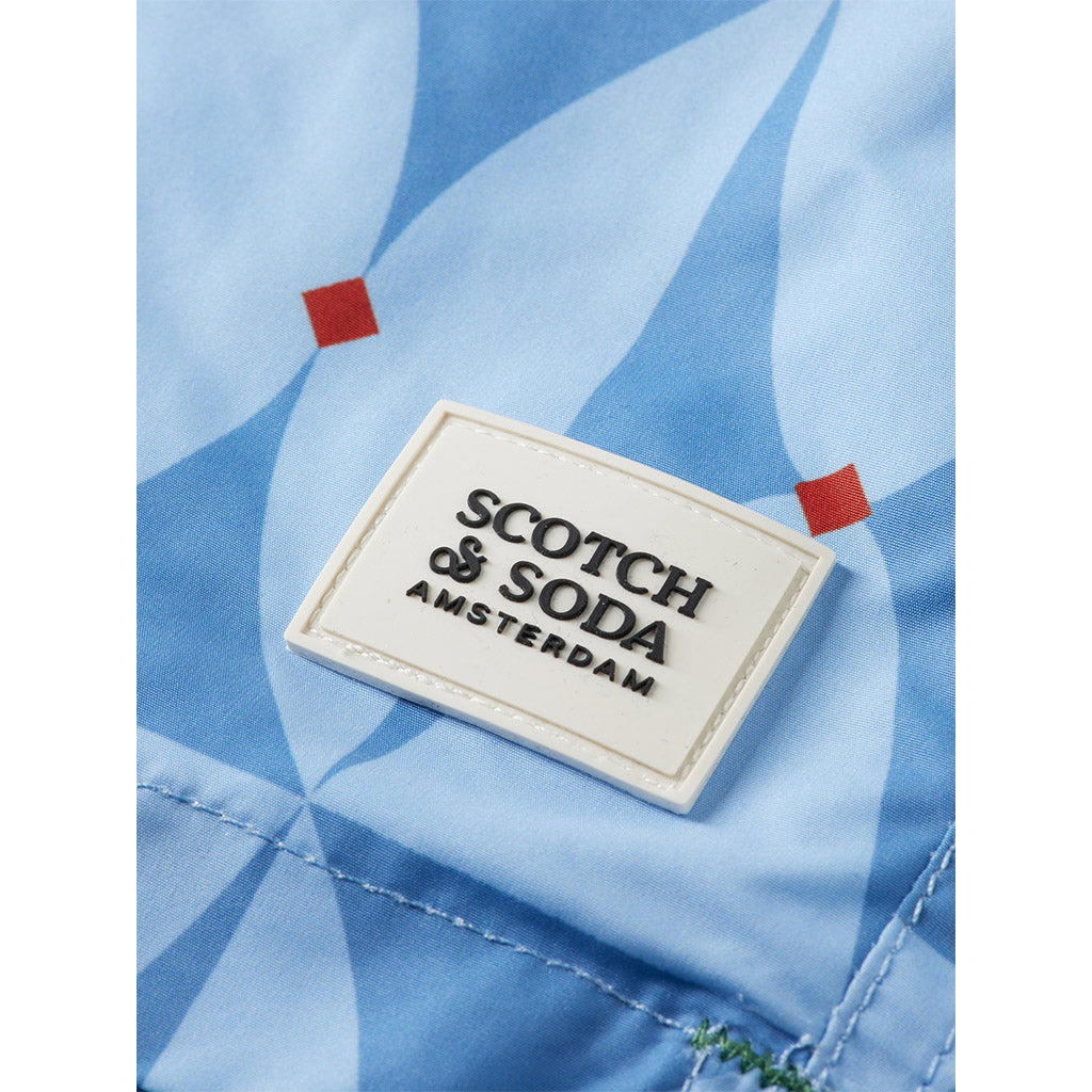 Printed swimshorts D Blue - Scotch & Soda - Collector Store