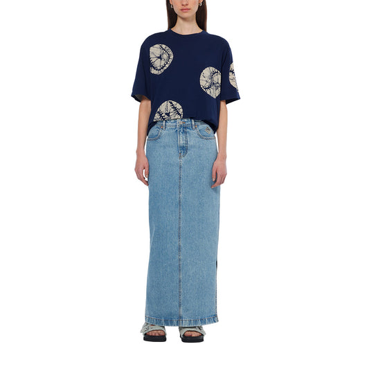 Batik loose Baseball t-shirt - Scotch & Soda - Collector Store
